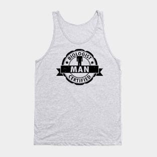 Funny 100% Man Meme For Him Real Men Tank Top